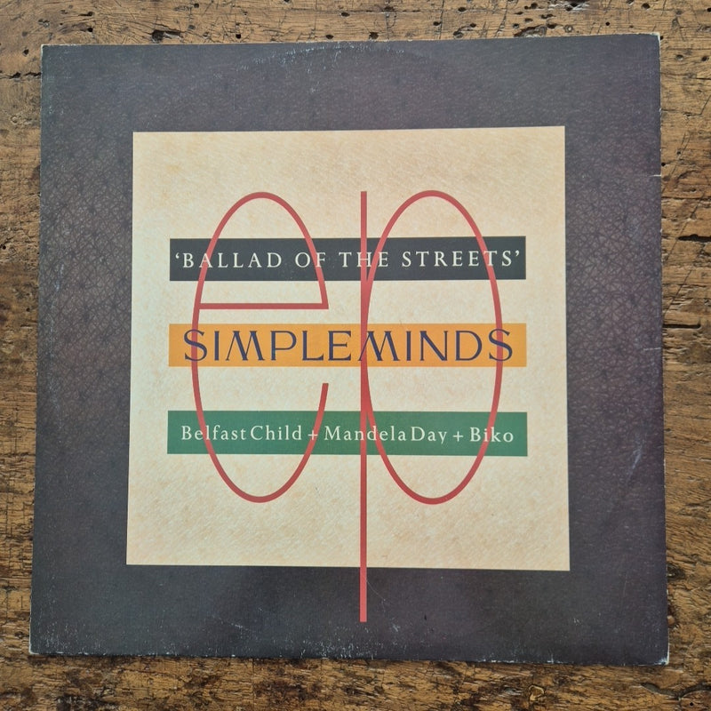 LP Simple Minds - Ballad Of The Streets SMXT 3 Musica Pop Rock Vinile