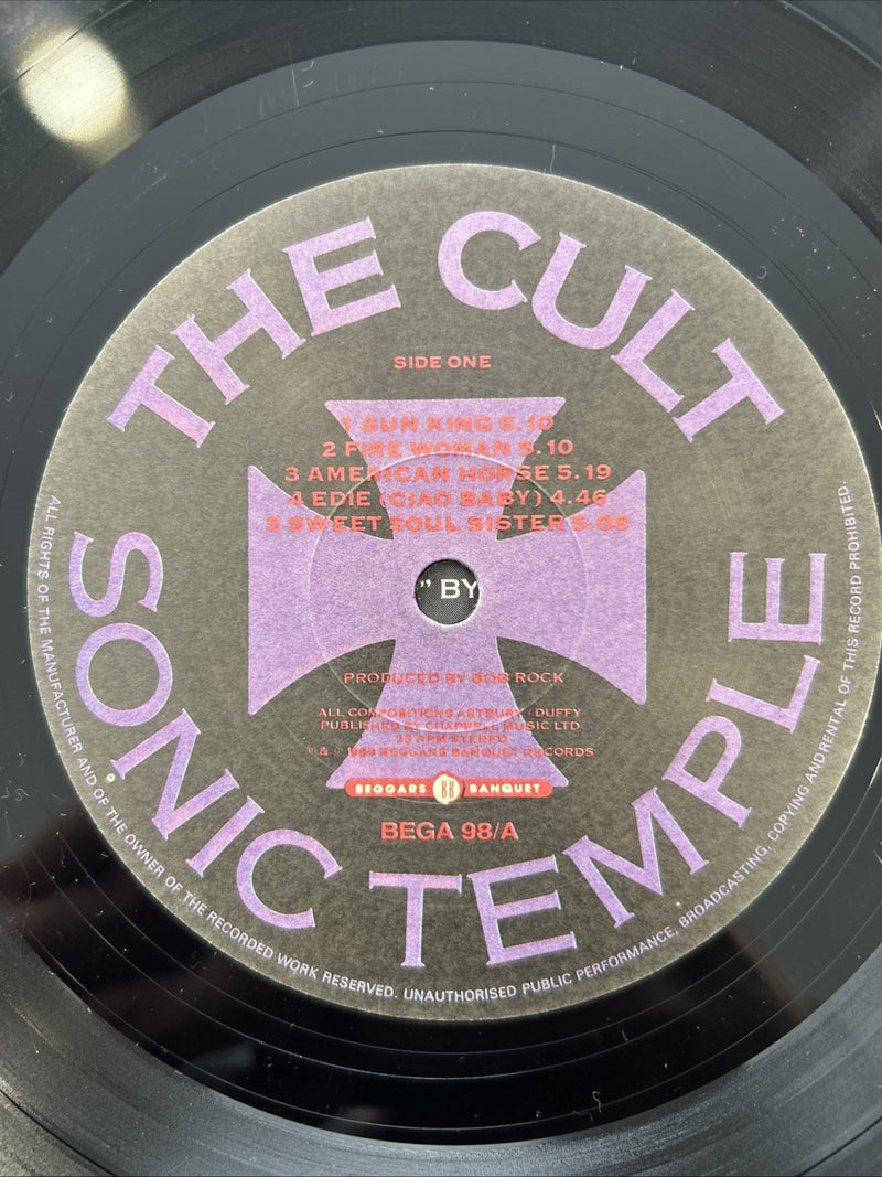 LP The Cult - Sonic Temple Bega 98 Vinile Musica Alternative Rock