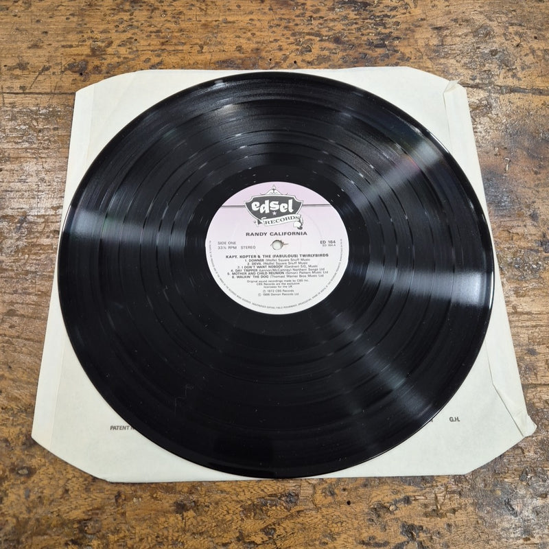 LP Randy California - Kapt. Kopter The Fabulous Twirly Birds ED 164 Rock Vinile