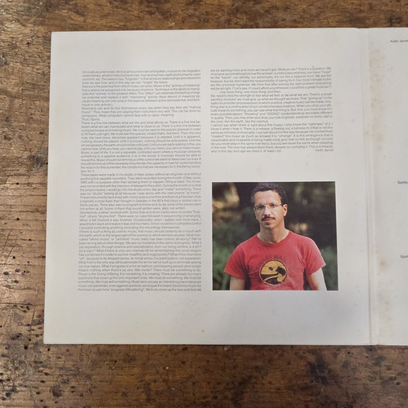 LP Keith Jarrett - Spirits ECM 1333/34 1986 Gatefold Rock Vinile Made In Germany