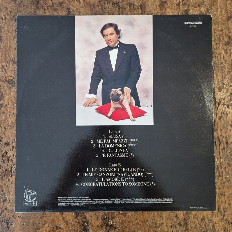 LP Fred Bongusto - Le Donne Più Belle TLPX 220 Musica Italiana Chanson Vinile