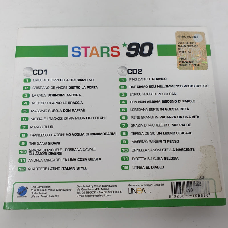CD Various – Stars 90 Venus Distribuzione – WRNDCD004