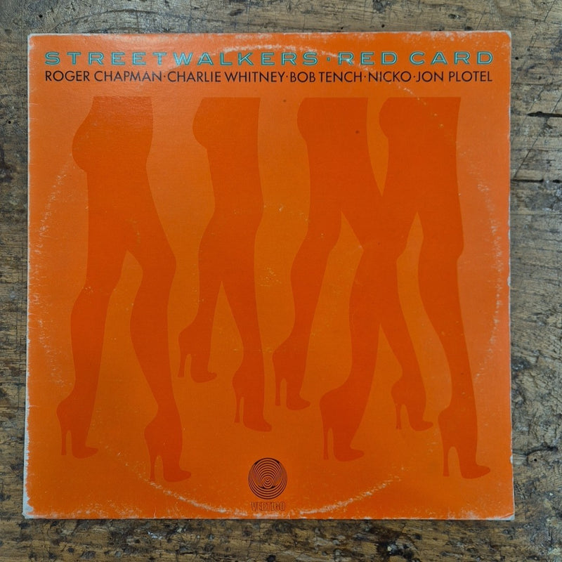 LP Streetwalkers - Red Card Vertigo 6360 133 Made In Italy 1976 Vinile Rock