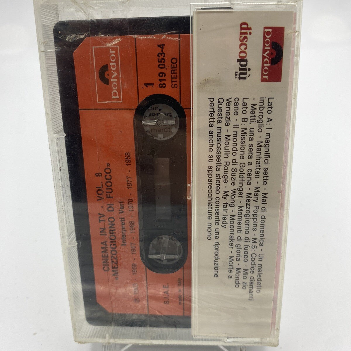 MUSICASSETTA Tape SS Various Cinema In Tv Mezzogiorno Di Fuoco Italy