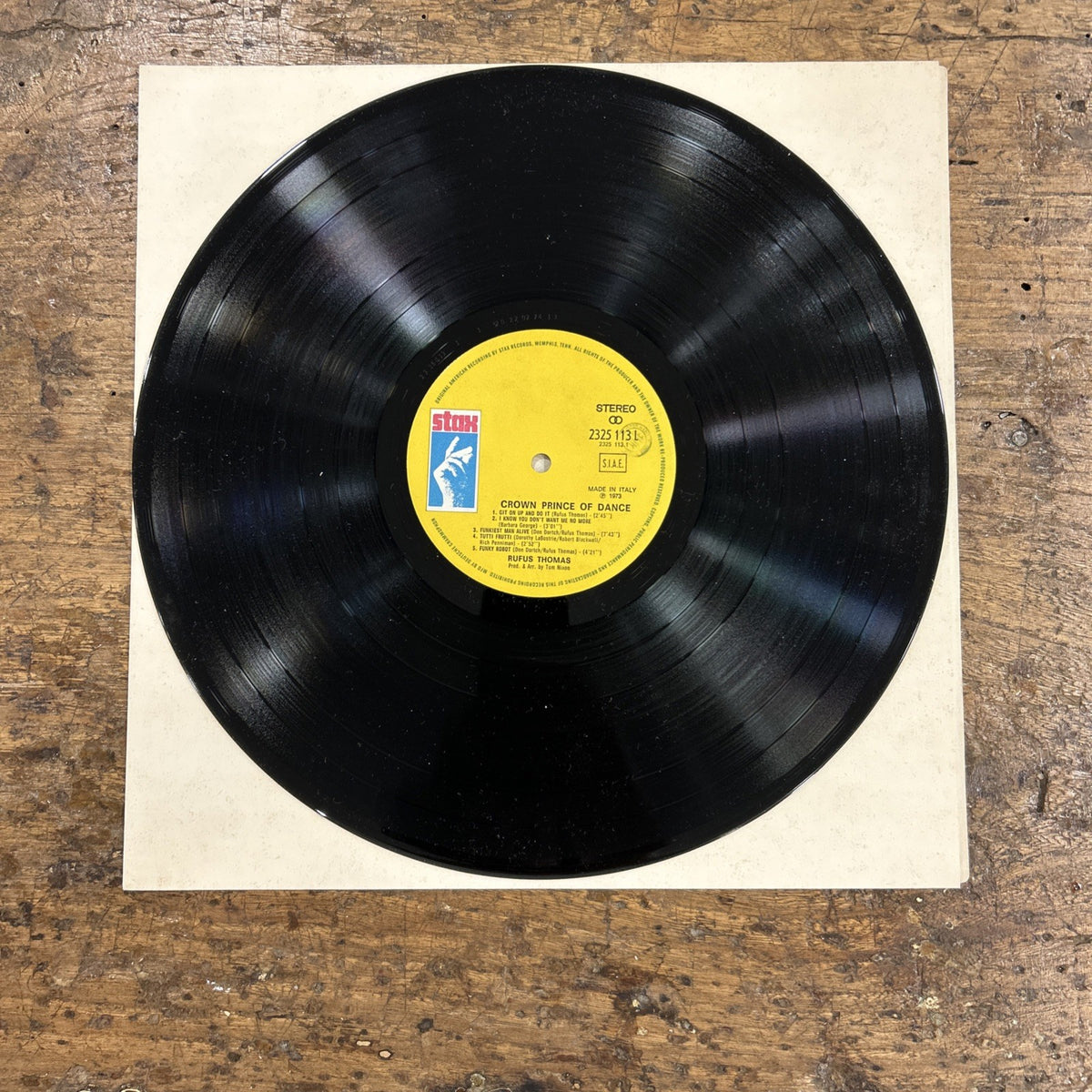 LP Rufus Thomas Crown Prince Of Dance 2325 113 Italy 1973 Funk Soul Disco Vinile