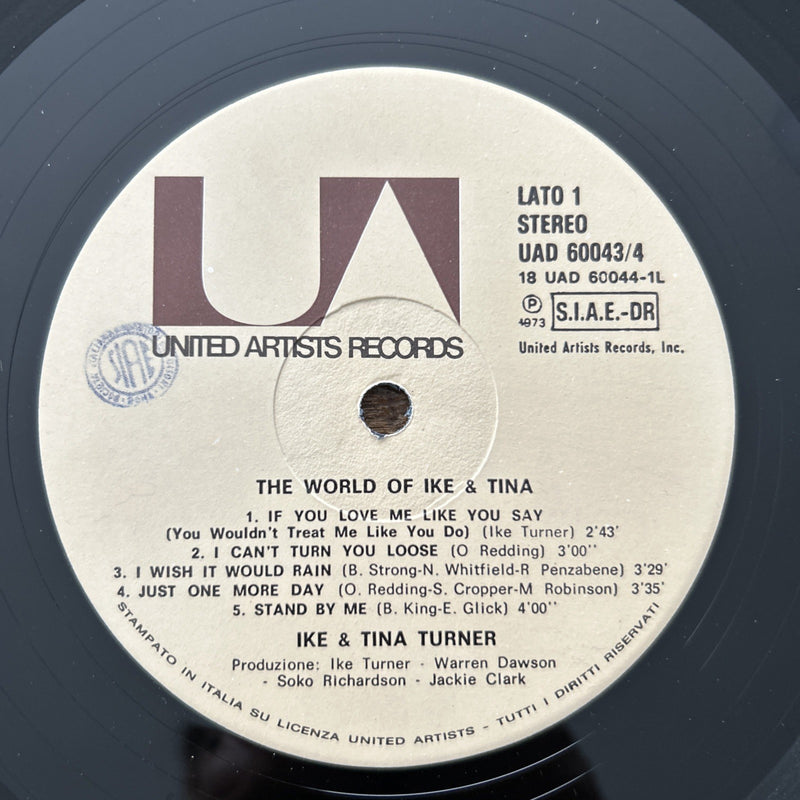 LP Ike & Tina Turner The World Of Ike & Tina UAD 60043/4 Funk Soul Disco Vinile