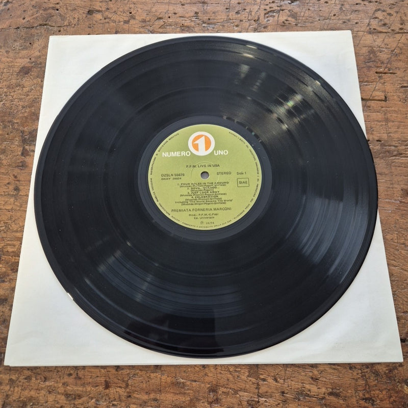 LP Premiata Forneria Marconi Live In U.S.A. DZSLN 55676 Italy 1974
