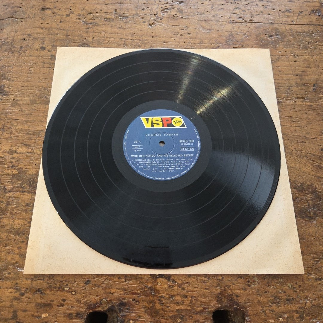 LP Charlie Parker - With Red Norvo & His Selected SVSP 57038 1970 Jazz Vinile