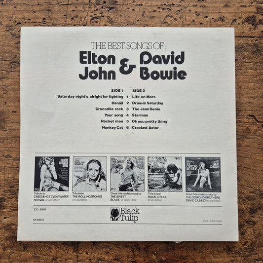 LP The Best Song Of Elton John & David Bowie BT 5013 Netherland 1974