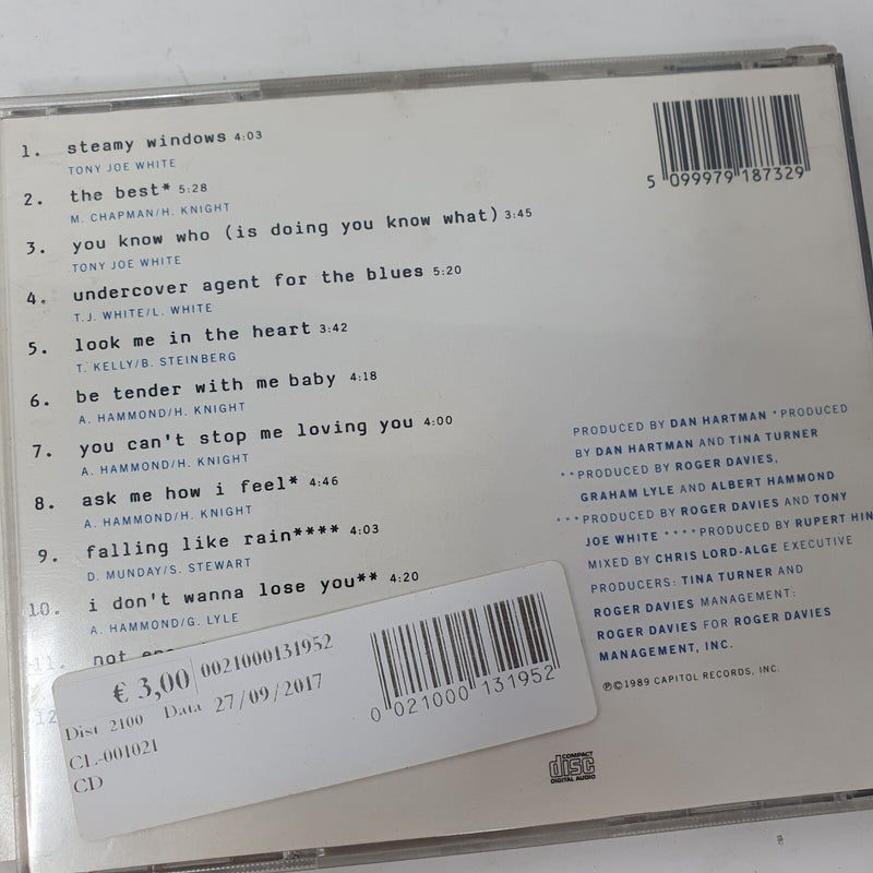 CD Tina Turner – Foreign Affair Capitol Records – CDP 7 918732