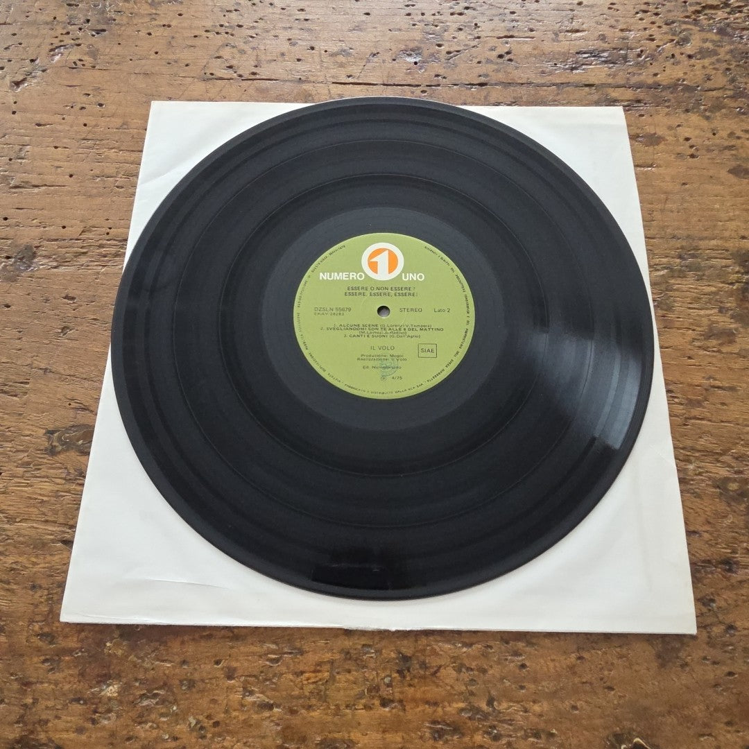 LP Il Volo - Essere O Non Essere? DZSLN 55679 Made In Italy 1975 Progressive