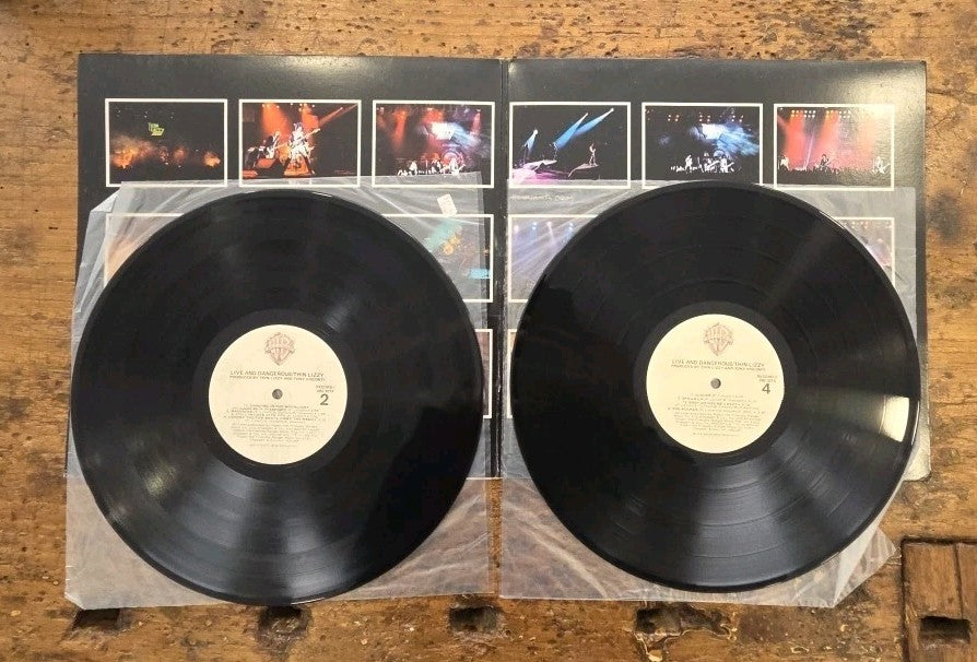 LP Thin Lizzy - Live And Dangerous 2BS 3213 1979 Made In U.S.A Vinile Rock
