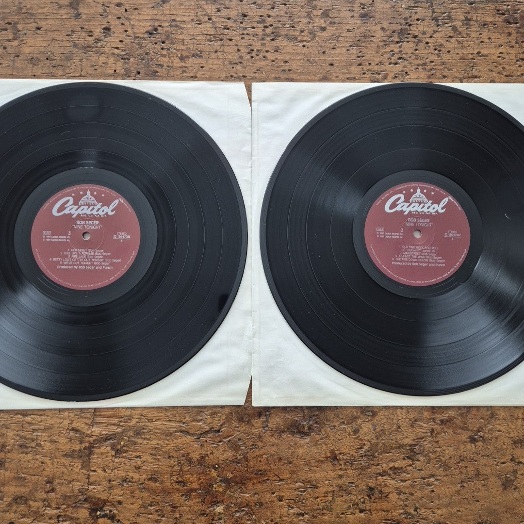 LP Bob Seger And The Silver Bullet Band Nine Tonight 3C 164-57007 Rock Vinile