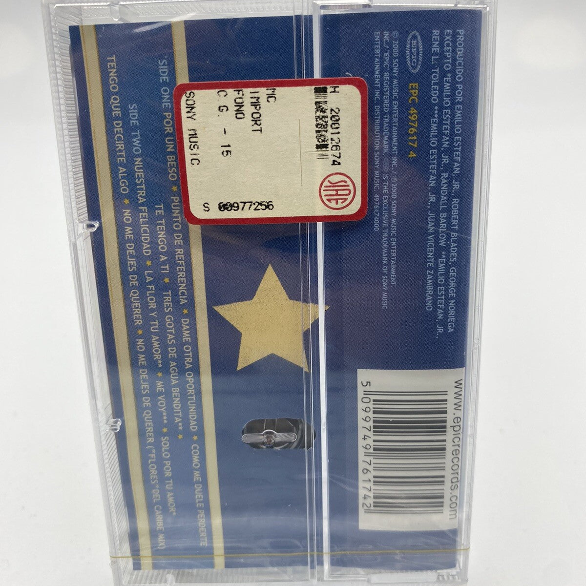 MUSICASSETTA Tape SS Gloria Estefan – Alma Caribeña = Caribbean Soul 2000