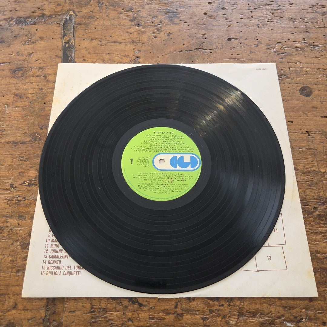 LP Various - 30x60 CGD 20281 1981 Musica Italiana Vinile