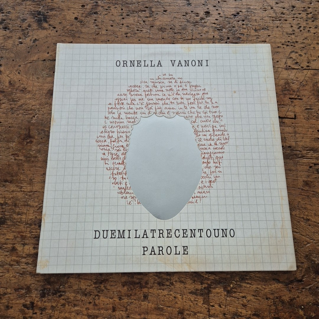 LP Ornella Vanoni Duemilatrecentouno Parole CGD 20272 Musica Italiana Chanson
