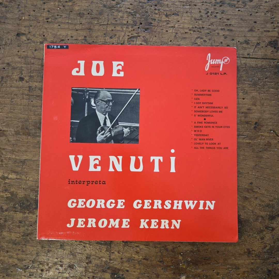 LP Joe Venuti - George Gershwin Jerome Kern J 0121 L.P.  Jazz Vinile 1950