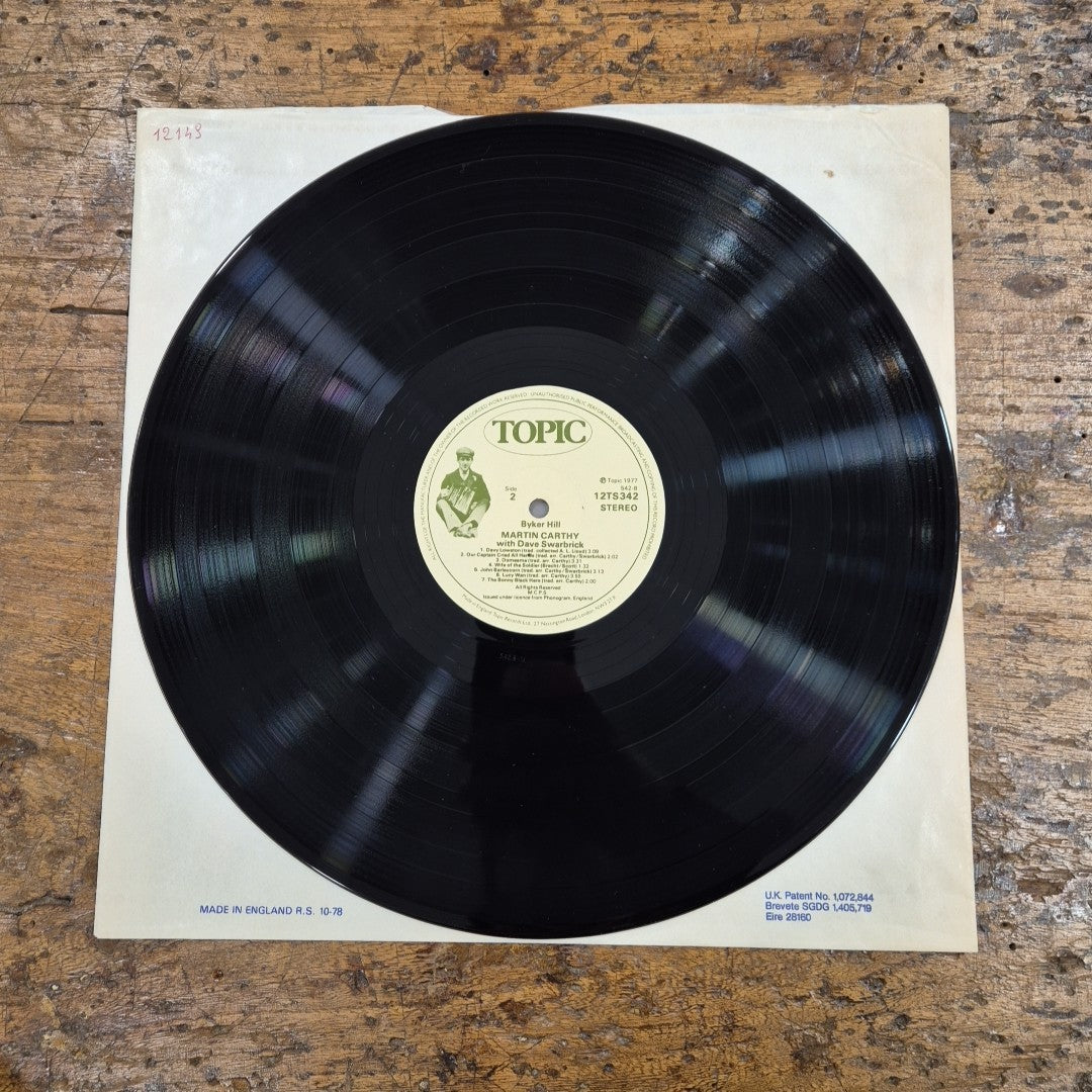 LP Byker Hill: Martin Carthy Dave Swarbrick 12TS342 Musica Rock Vinile