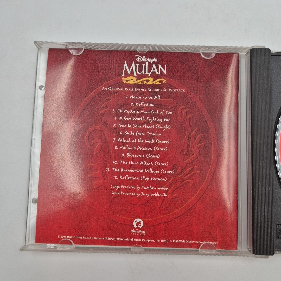 CD Mulan Disney Original Sound Track Jerry Goldsmith WDR 4916382david Zippel