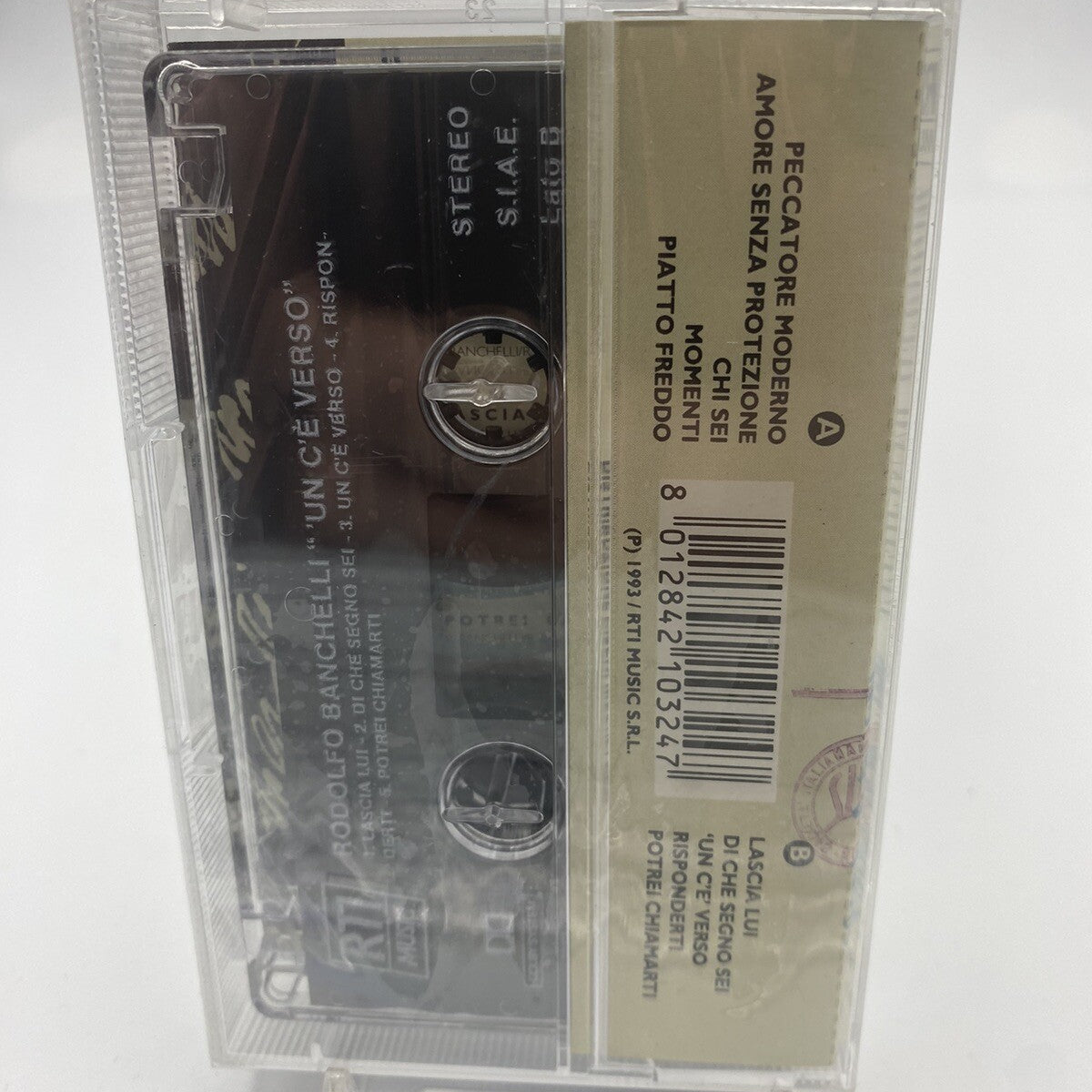 MUSICASSETTA Tape SS Rodolfo Banchelli – 'Un C'È Verso 1993 Italy