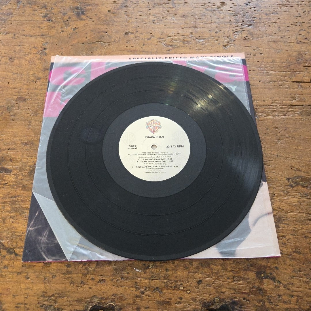 LP Chaka Khan - It's My Party 0 21097 1988 Musica Pop Vinile