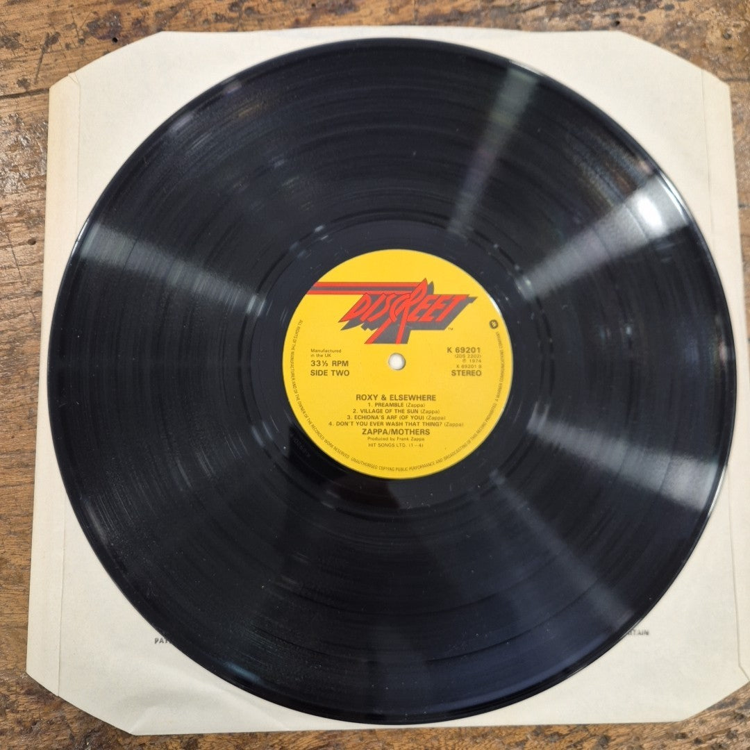 LP Frank Zappa The Mothers Roxy And Elsewhere K 69201 Rock Vinile