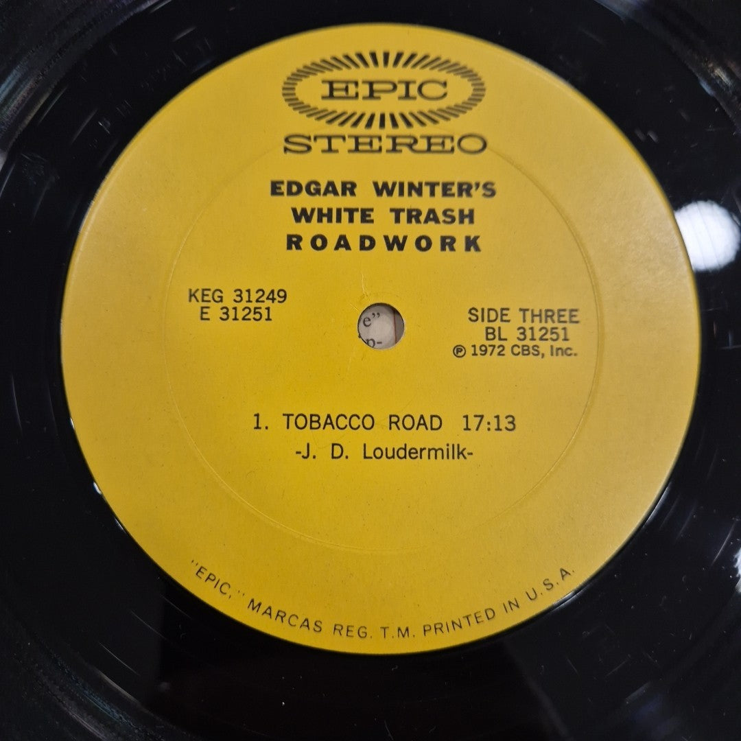 LP Edgar Winter's White Trash Roadwork KEG 31249 Electronic Rock Vinile