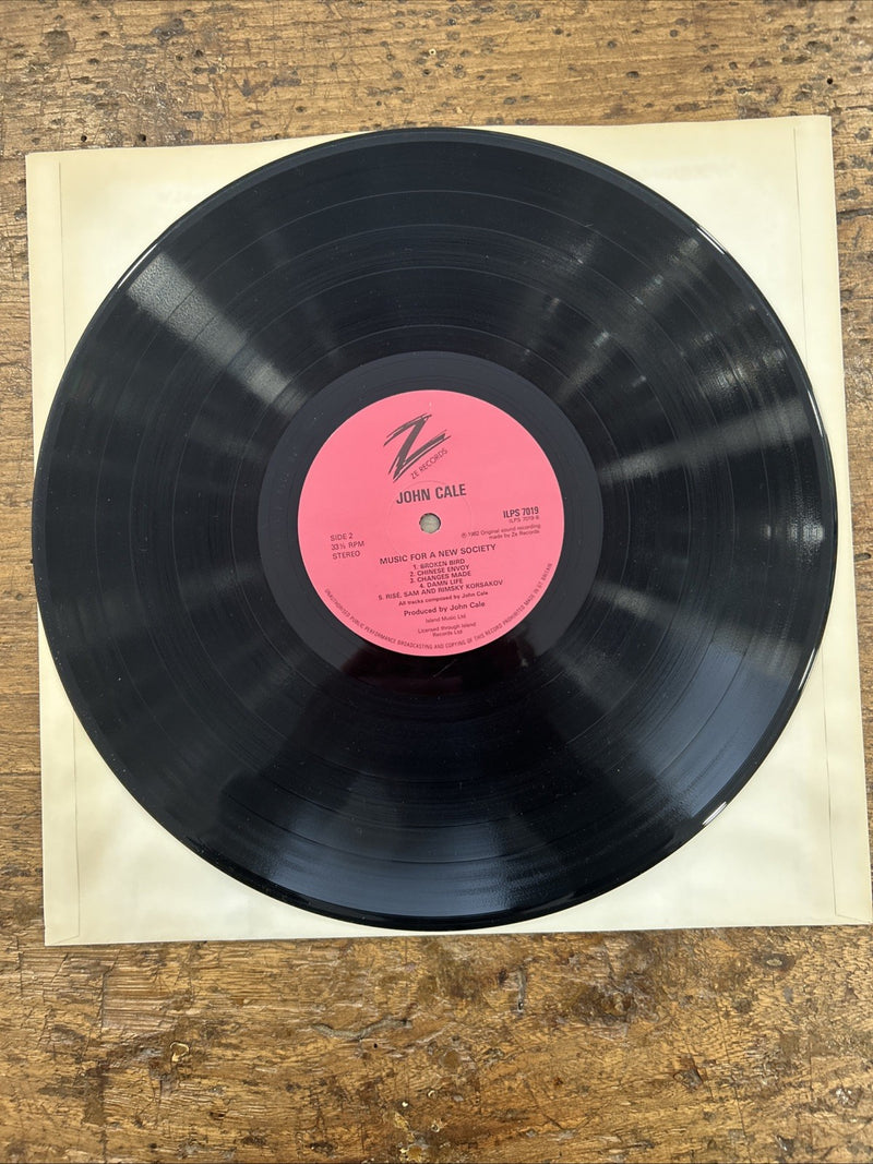LP  John Cale- Music For A New Society ILPS 7019 Vinile Musica Alternative Rock