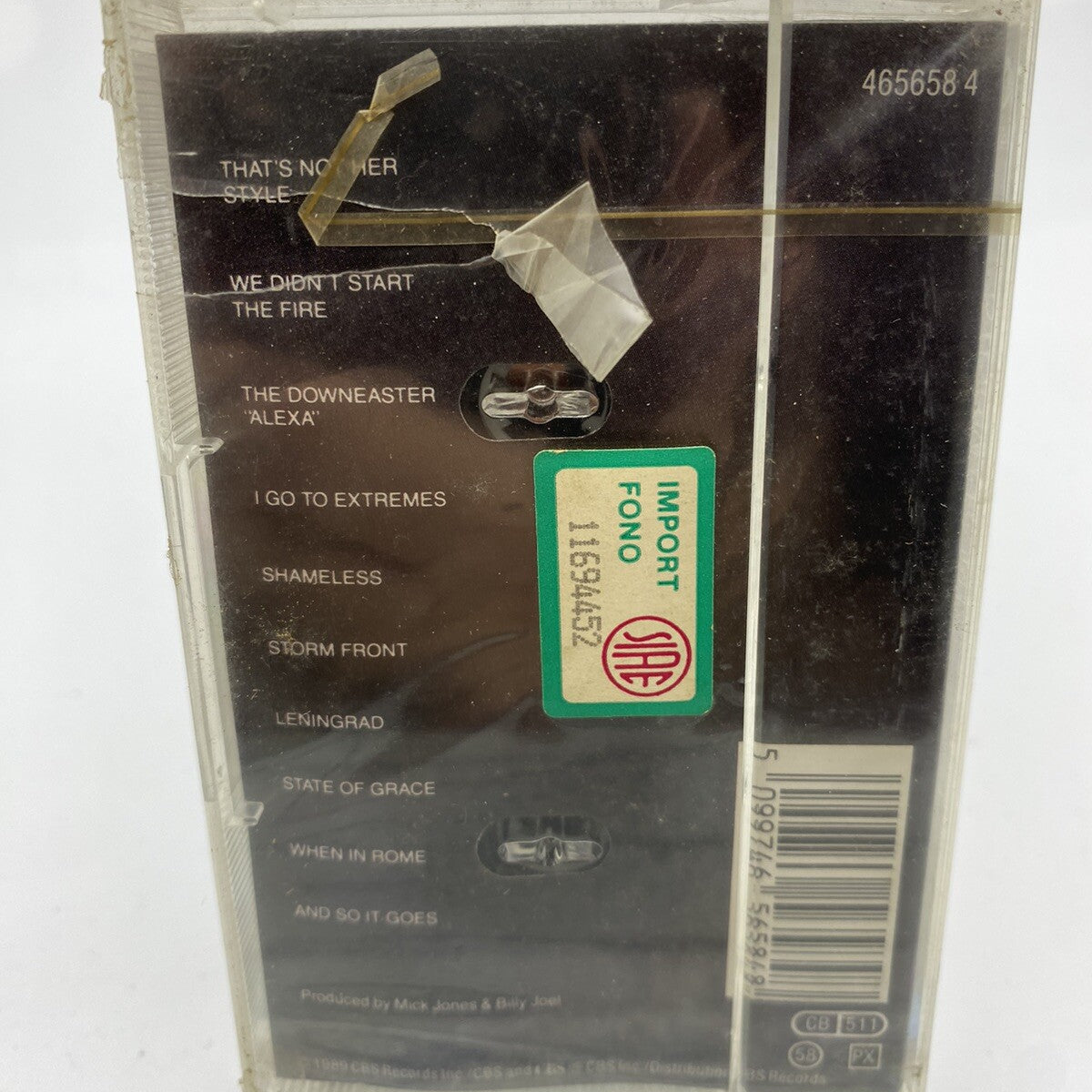 MUSICASSETTA Tape SS BILLY JOEL Storm Front 1989 CASSETTE TAPE Rock