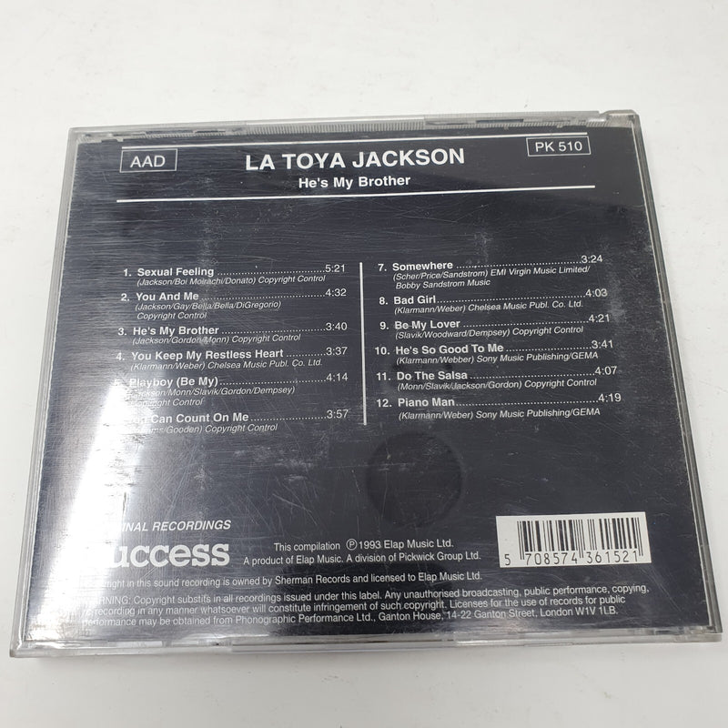 CD La Toya Jackson – He's My Brother Success – 16152CD