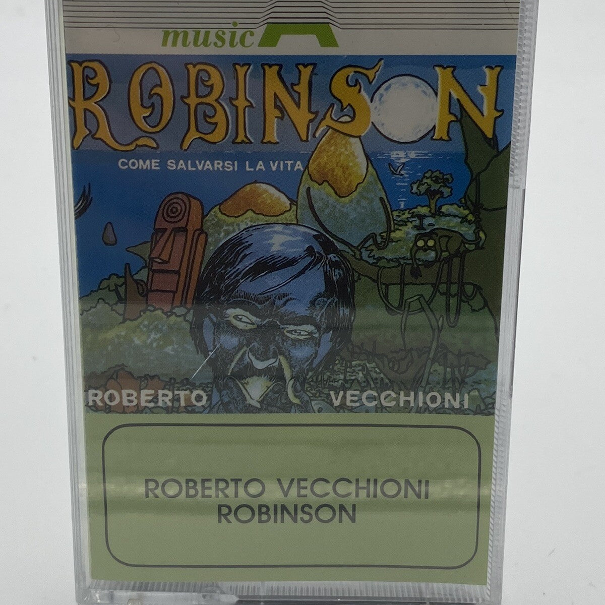 MUSICASSETTA Tape SS Roberto Vecchioni – Robinson, Come Salvarsi La Vita Italy