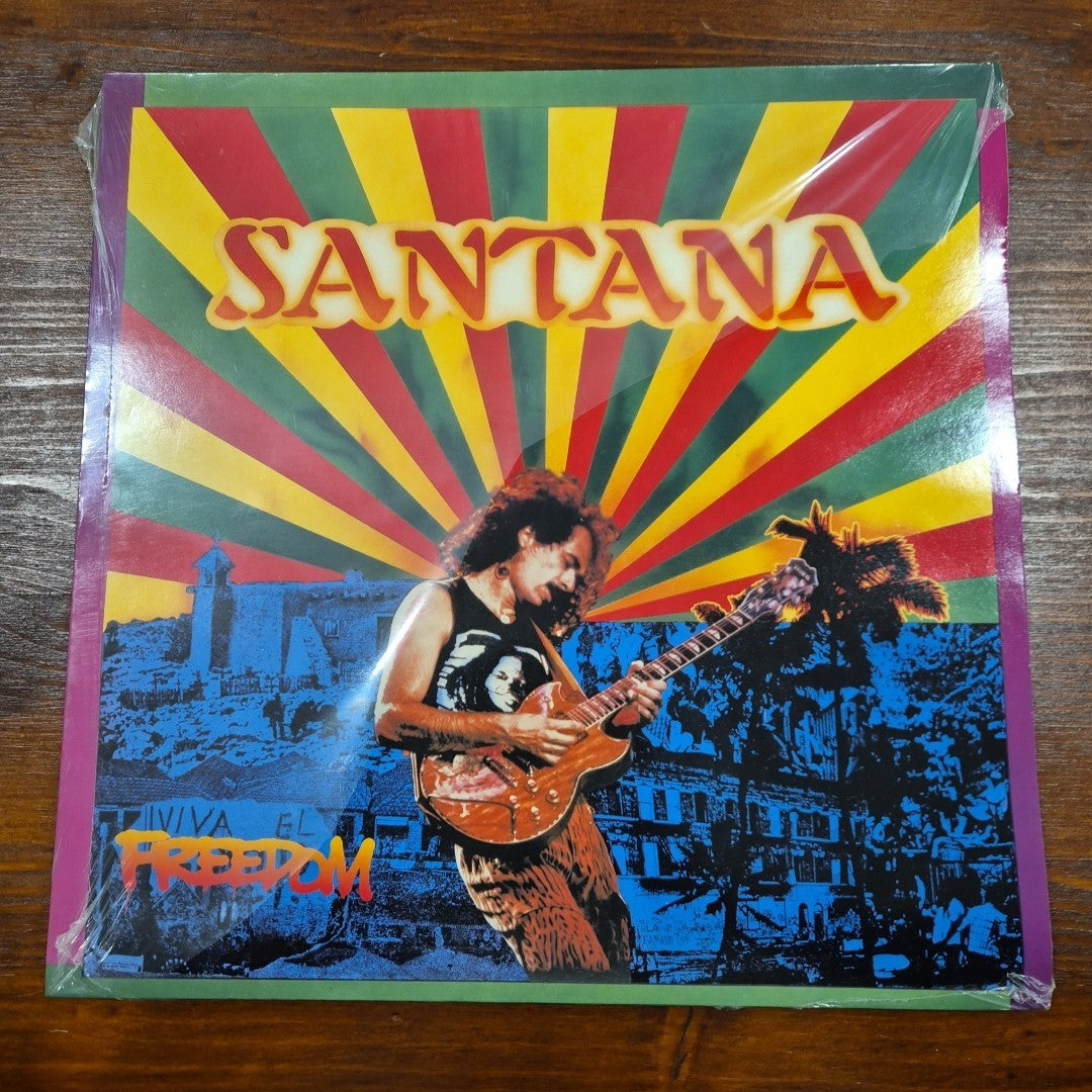 LP Santana - Freedom CBS 450394 1 Holland 1987 Musica Rock Pop Vinile