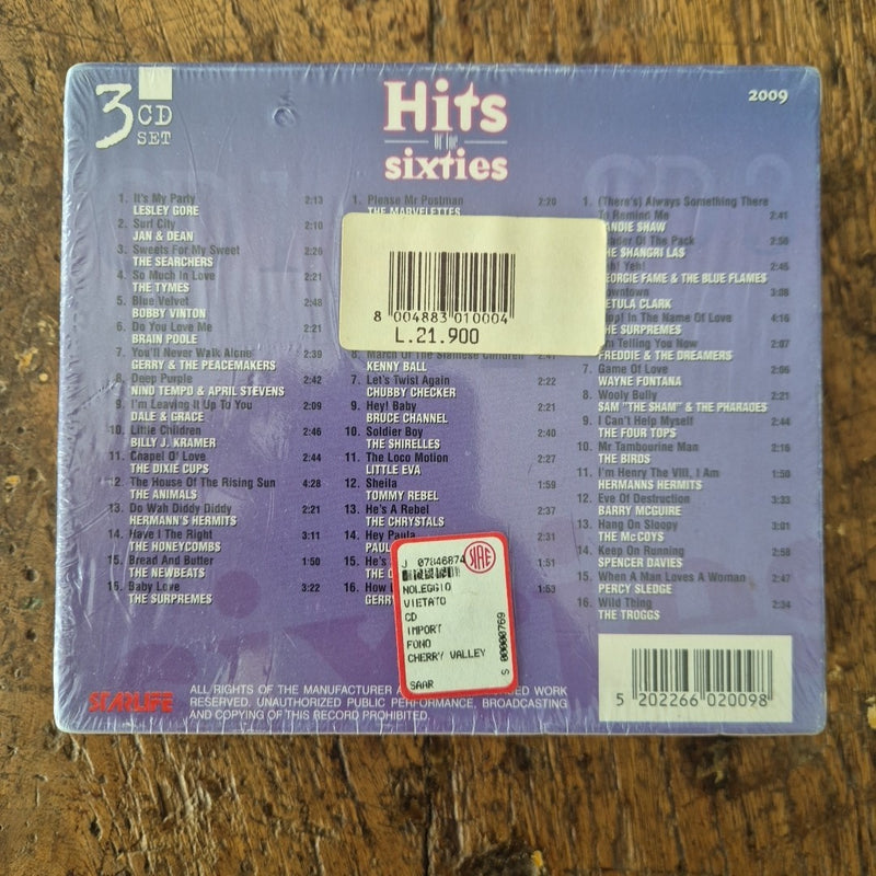 CD Hits Of The Sixties 3 CD SET The Animals The Birds Chubby Checker Petula