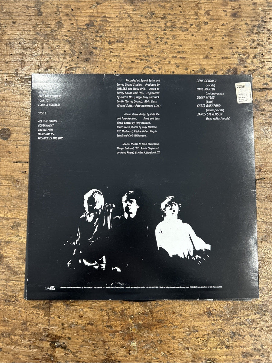 LP Chelsea GET 38 Vinile Musica Rock Made In Italy Punk Rock Get Back