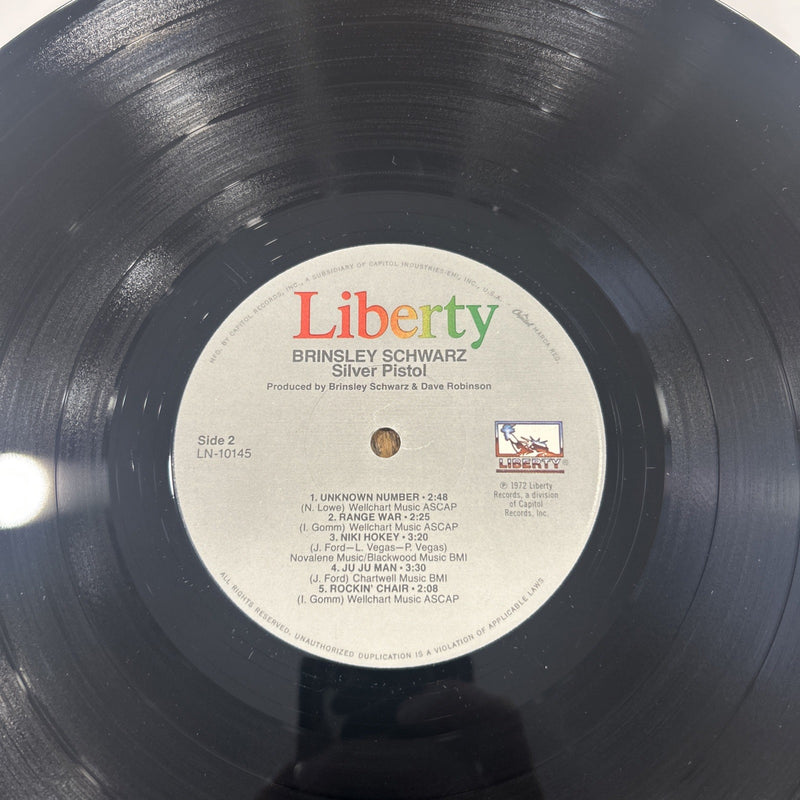 LP Brinsley Schwarz - Silver Pistol LN-10145 Vinile 1972 Made In US Rock