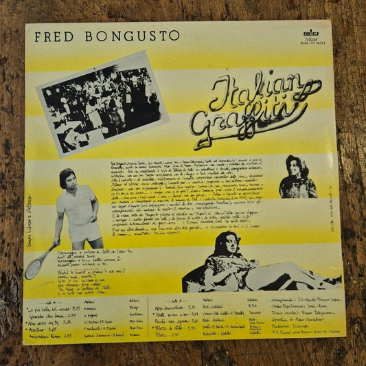 LP Fred Bongusto - Italian Graffiti RDZ-ST 14251 Musica Italiana Vinile Chanson