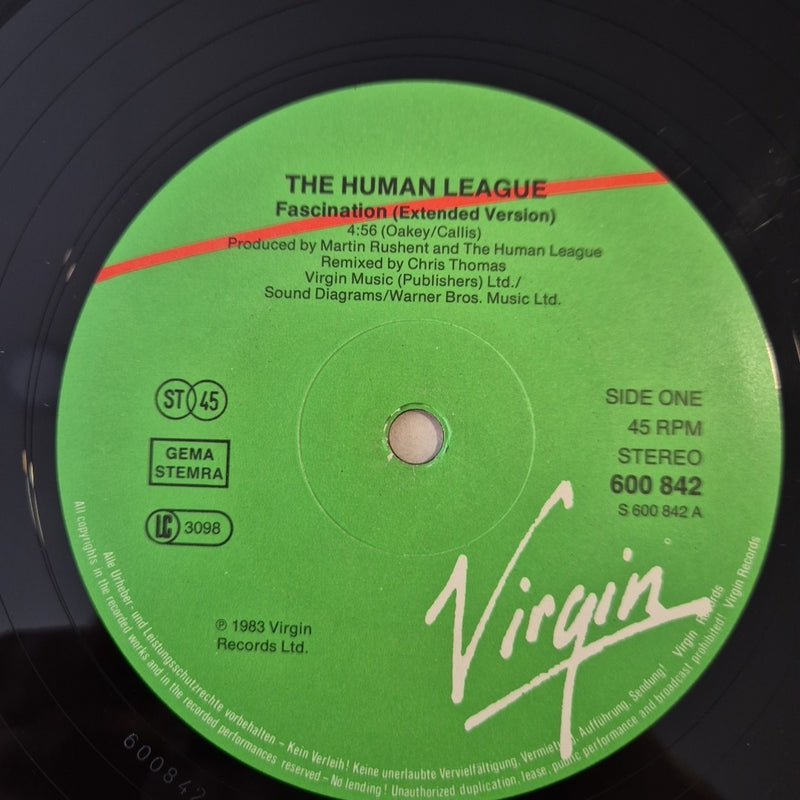 LP The Human League - Fascination Dub 600 842 Rock New Wave Synth-pop Vinile