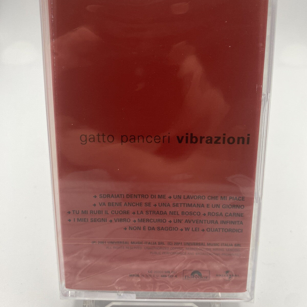 MUSICASSETTA Tape SS Gatto Panceri MC7 Vibrazioni Nuova Sigillata