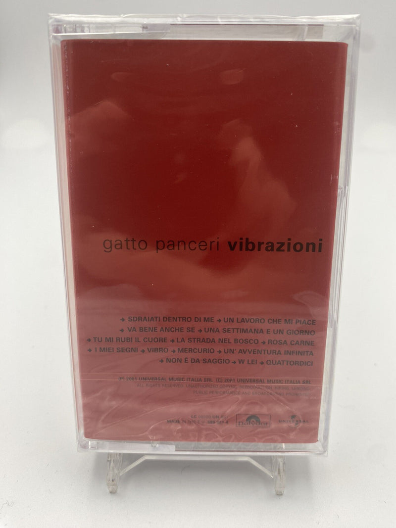 MUSICASSETTA Tape SS Gatto Panceri MC7 Vibrazioni Nuova Sigillata