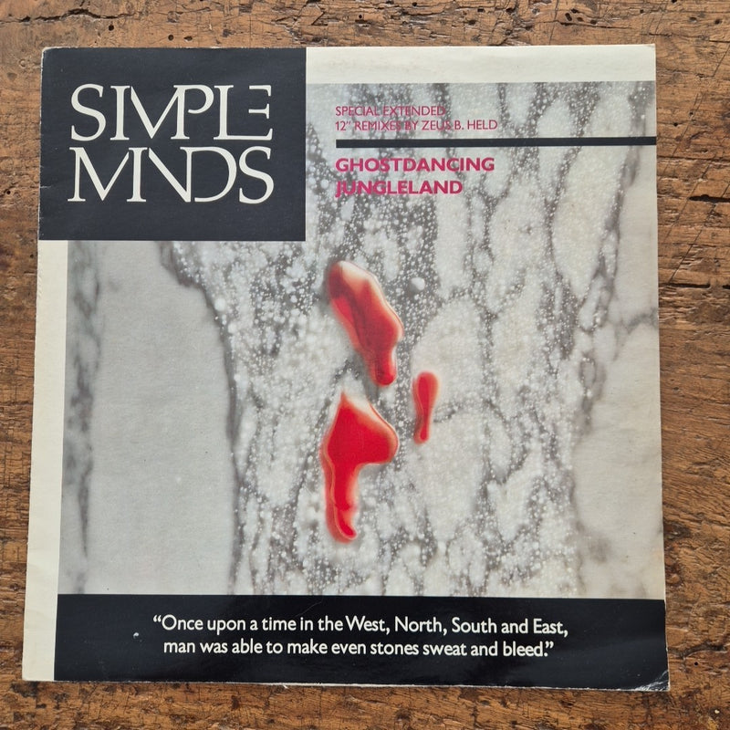 LP Simple Minds - Jungleland VINX 160 Musica Pop Rock Vinile 1986