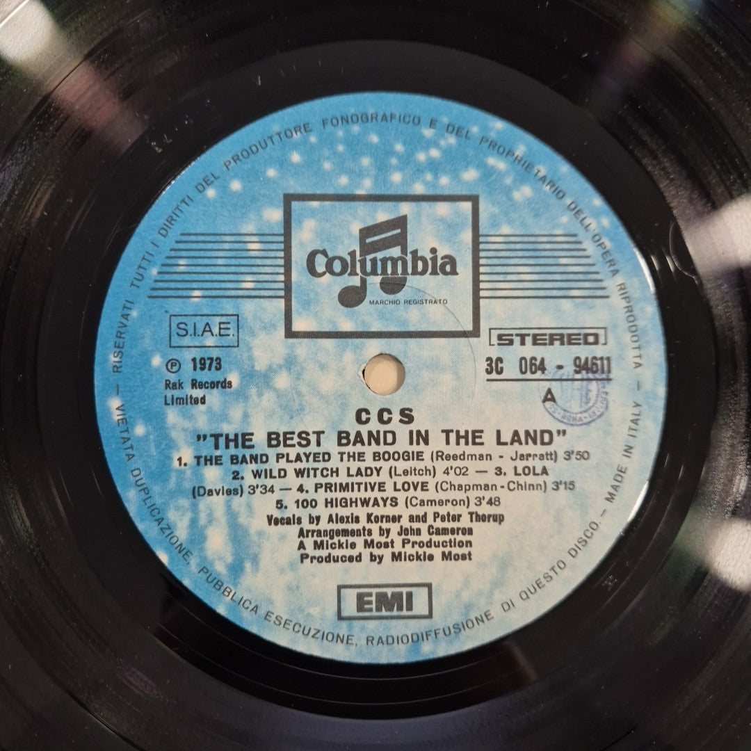 LP CCS - The Best Band In The Land 3C 064-94611 Made In Italy Musica Rock Vinile
