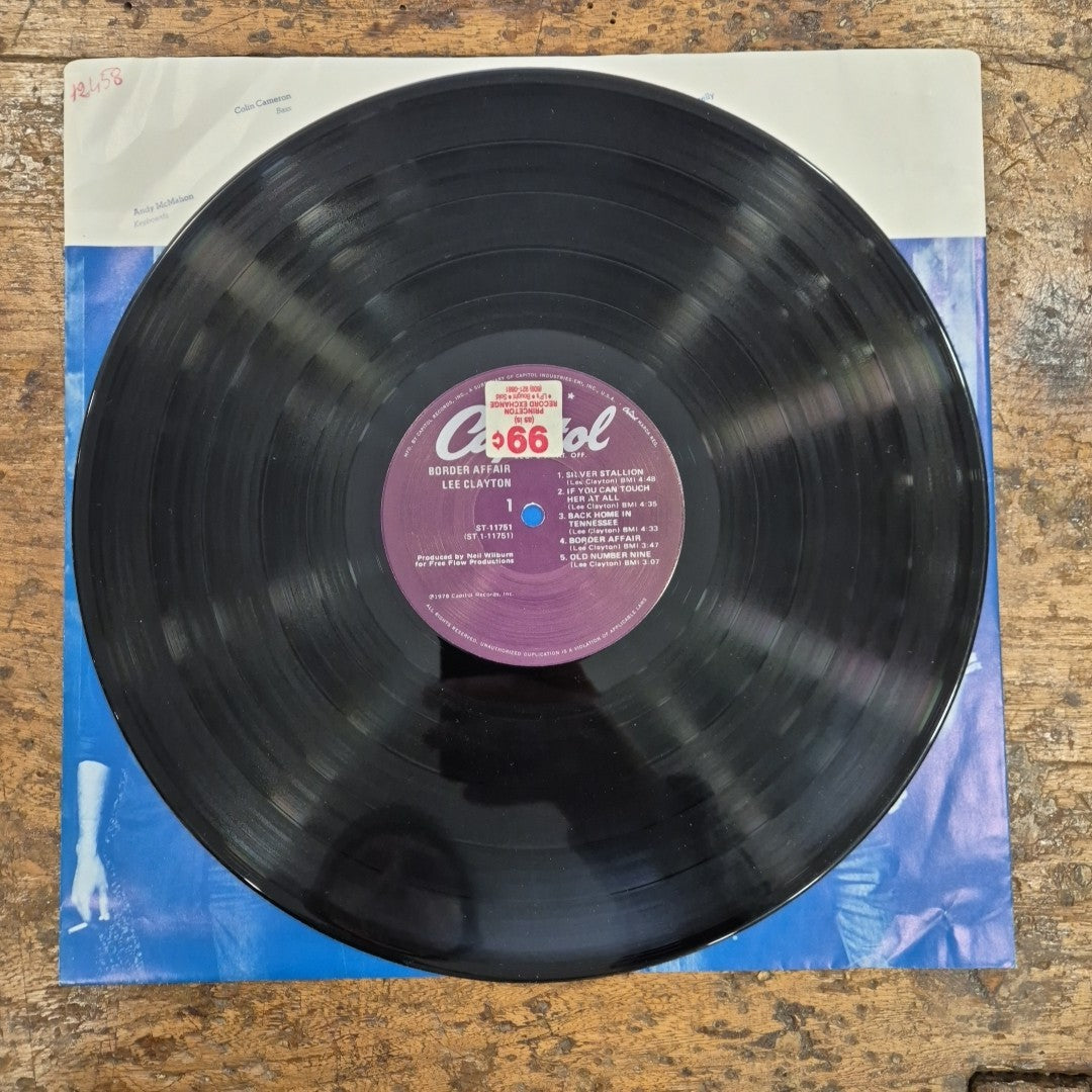 LP Lee Clayton - Border Affair ST-11751 Capitol 1978 Musica Vinile Rock