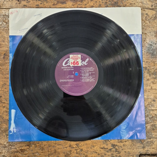 LP Lee Clayton - Border Affair ST-11751 Capitol 1978 Musica Vinile Rock