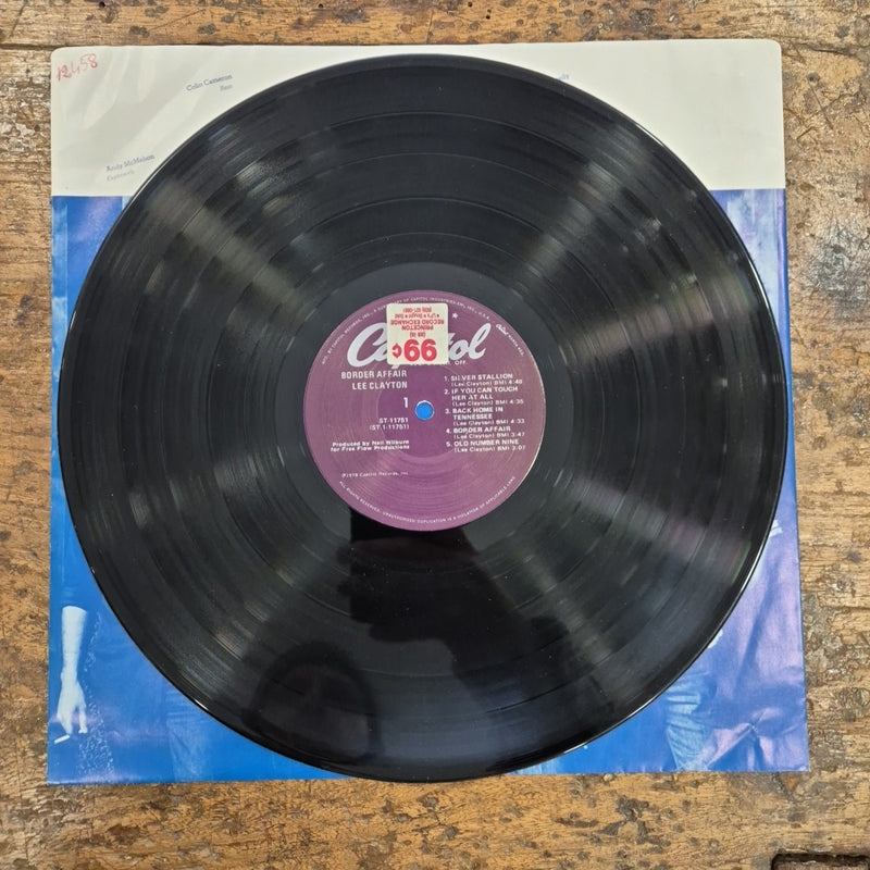 LP Lee Clayton - Border Affair ST-11751 Capitol 1978 Musica Vinile Rock