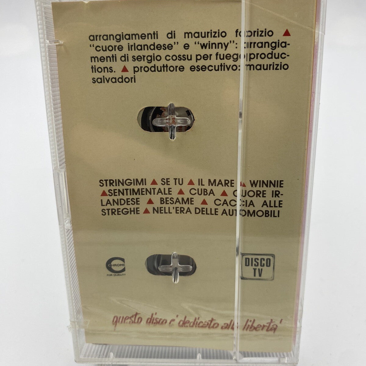 MUSICASSETTA Tape SS Matia Bazar – Red Corner Italy 1989