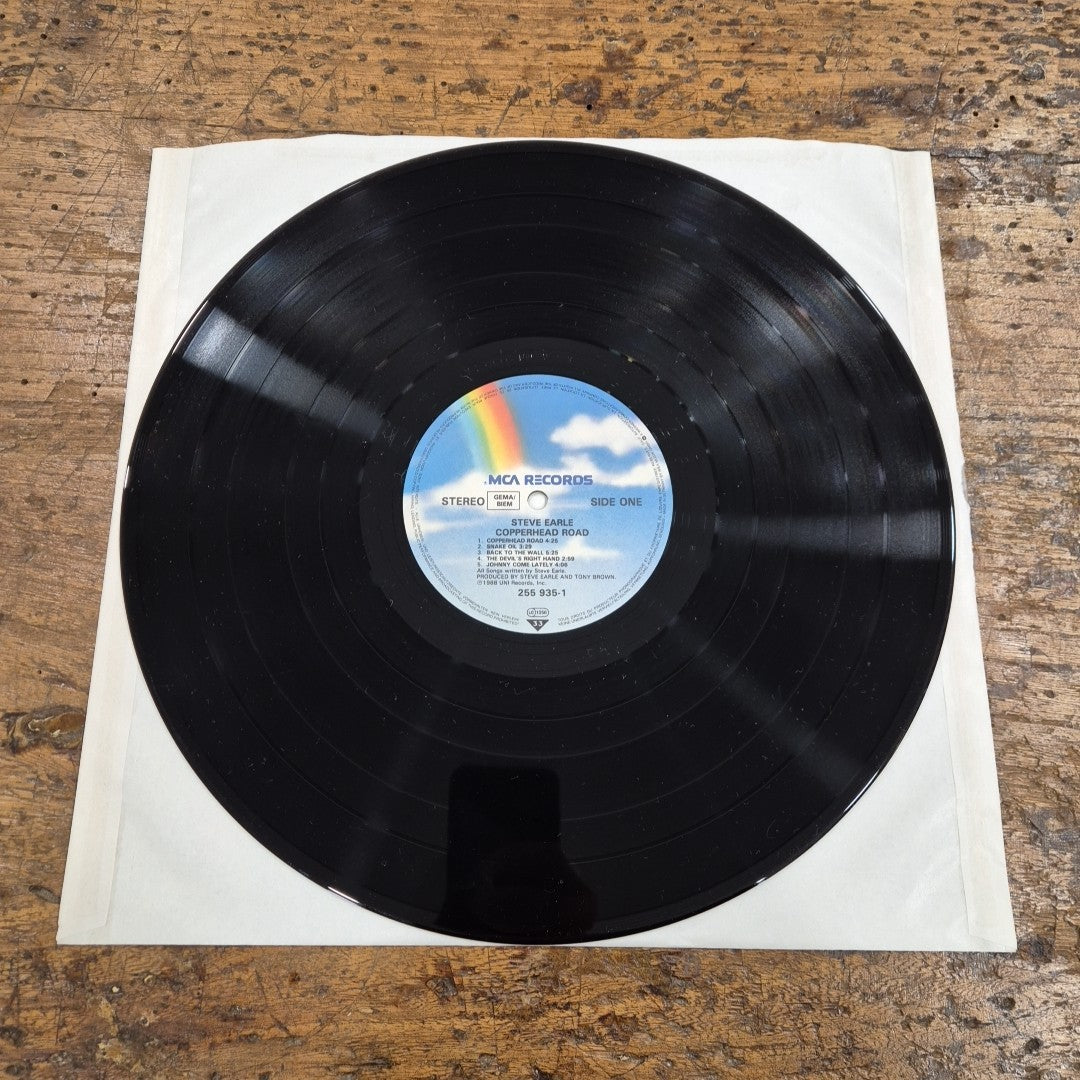 LP Steve Earle - Copperhead Road MCA 255 935-1 Musica Rock Vinile