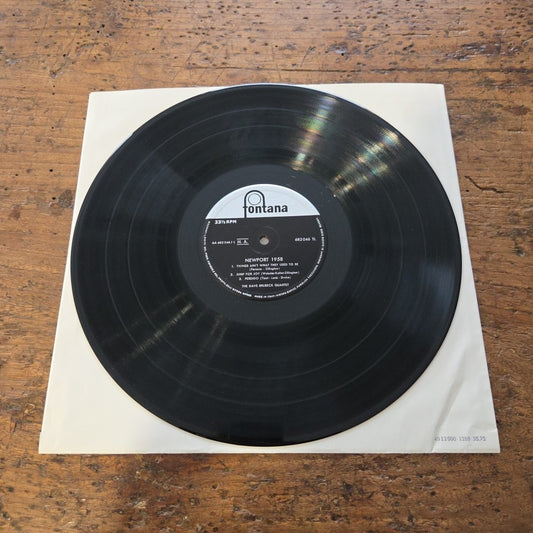 LP The Dave Brubeck Quartet - Newport 1958 682 046 TL Jazz Music Made In Italy