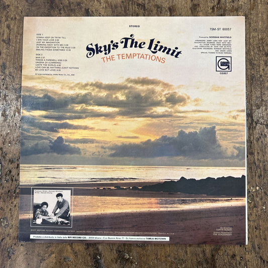 LP Sky’s The Limit - The Temptation TSM ST 60057 Funk Soul Disco Vinile 12”
