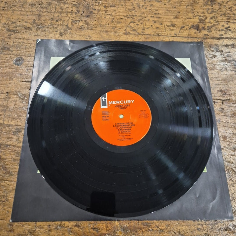 LP Julian Cope - Fried Mercury MERL 48 MADE IN UK 1984 Musica Rock Vinile