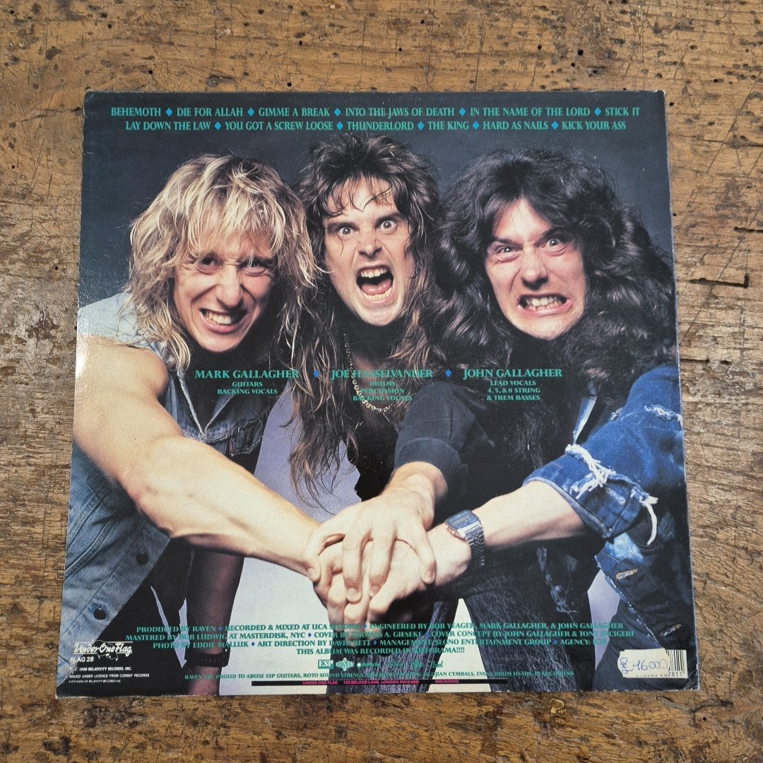 LP Raven - Nothing Exceeds Like Excess FLAG 28 Musica Hard Rock Heavy Metal